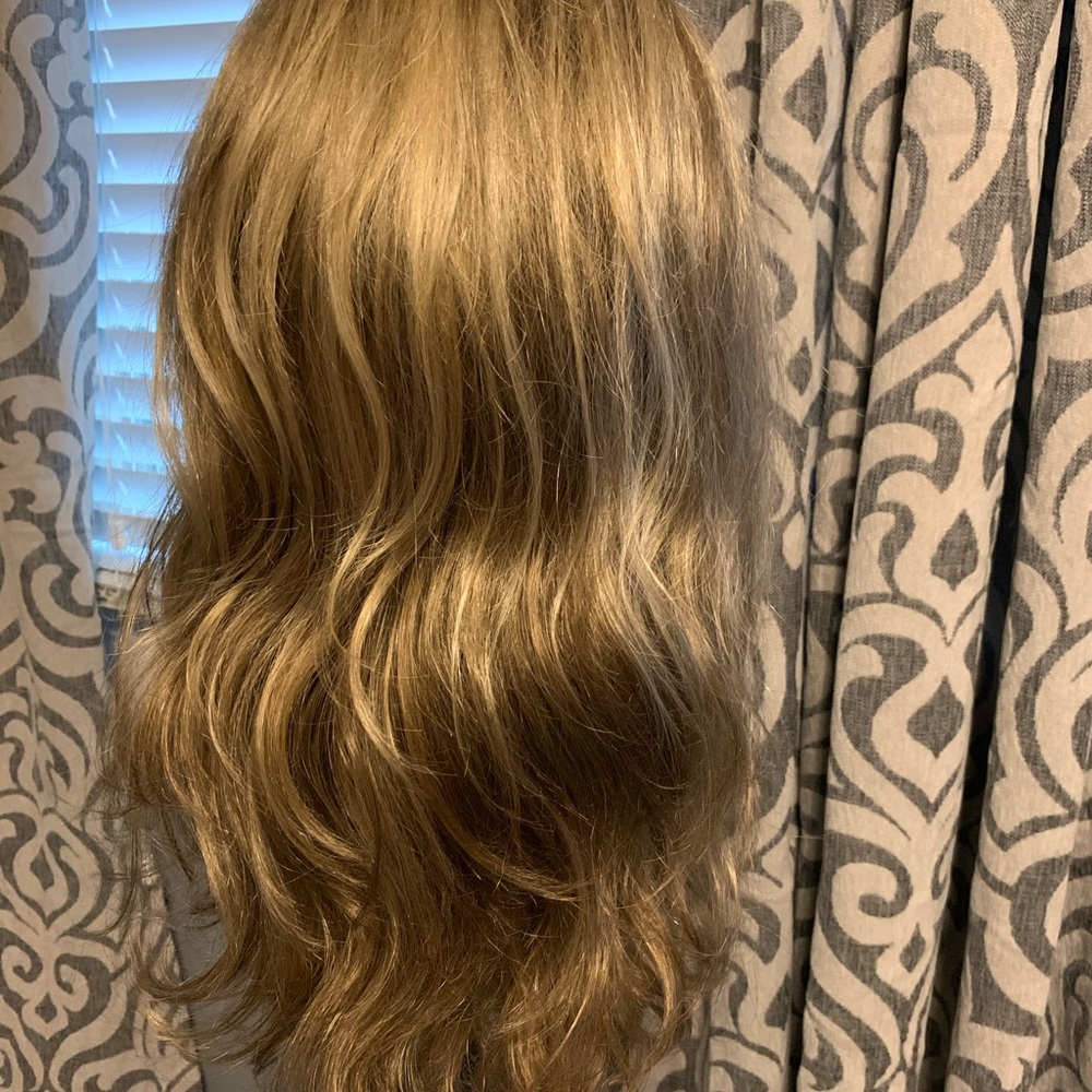 Synthetic lace front wig